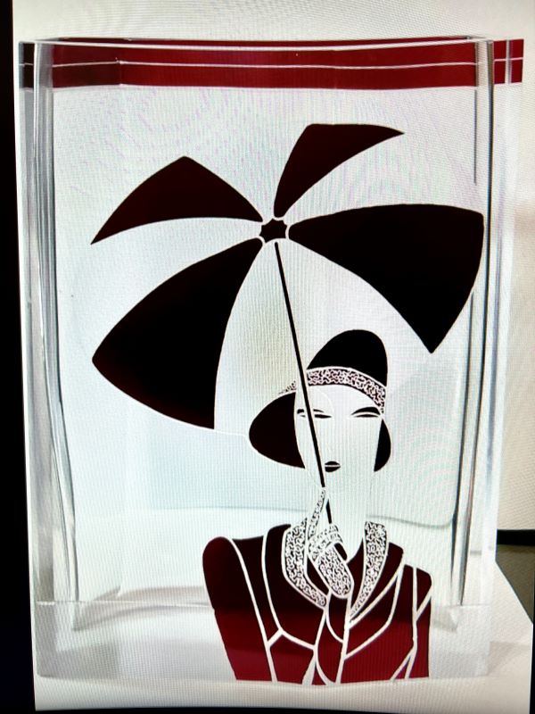 art deco glass