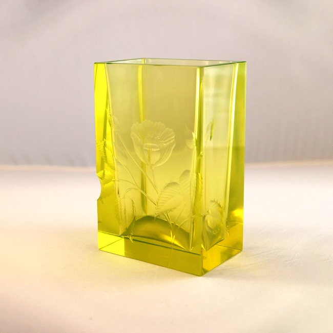 collectible glass - uran glass, Moser